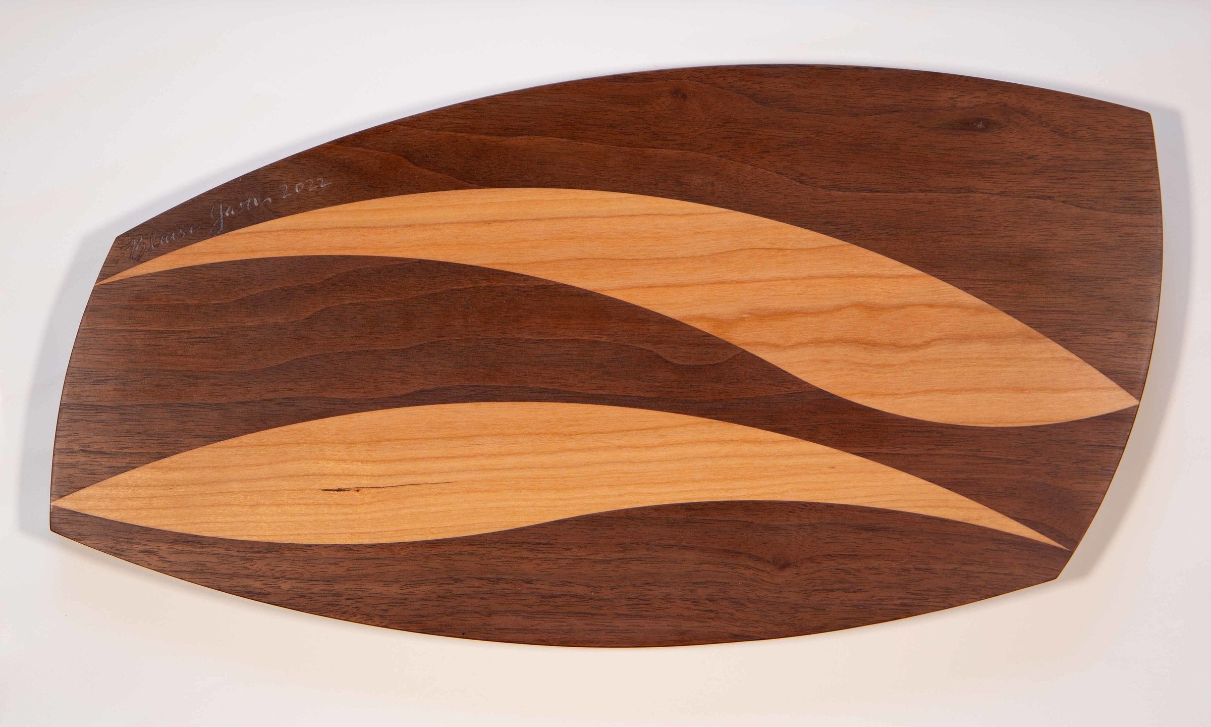 Walnut with Cherry Inset