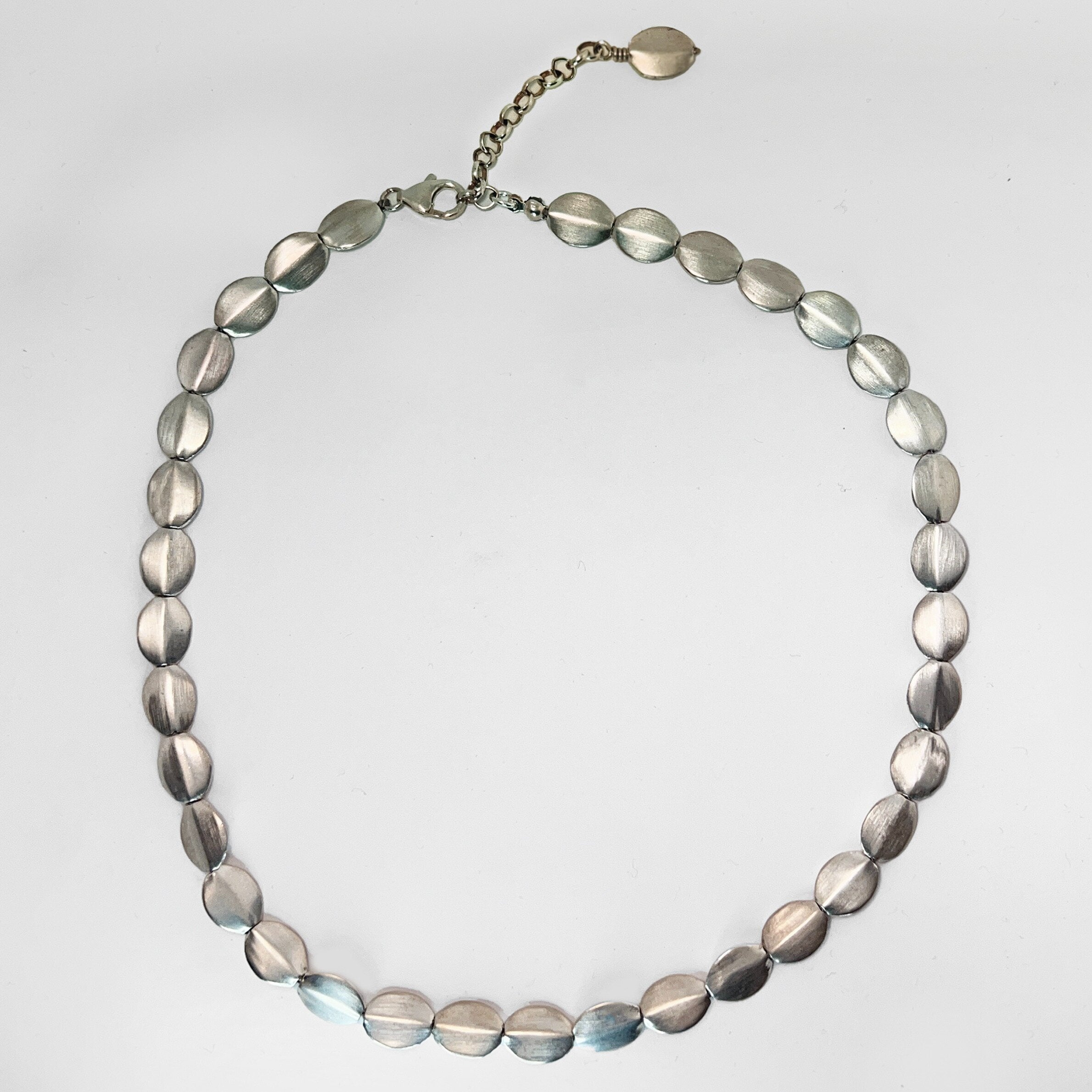Silver Petal Necklace