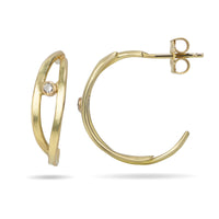 Vine Hoop Earrings