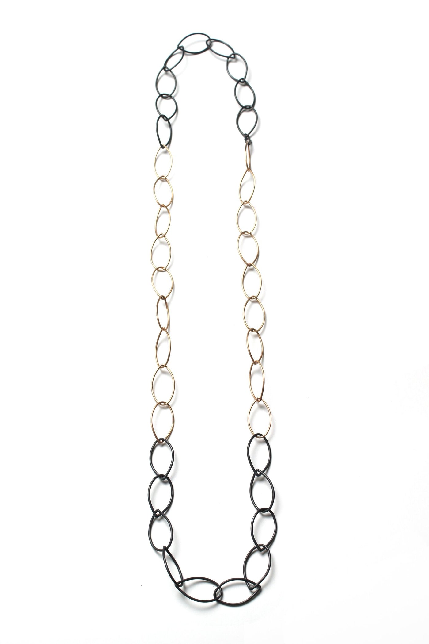 steel and bronze, shown long