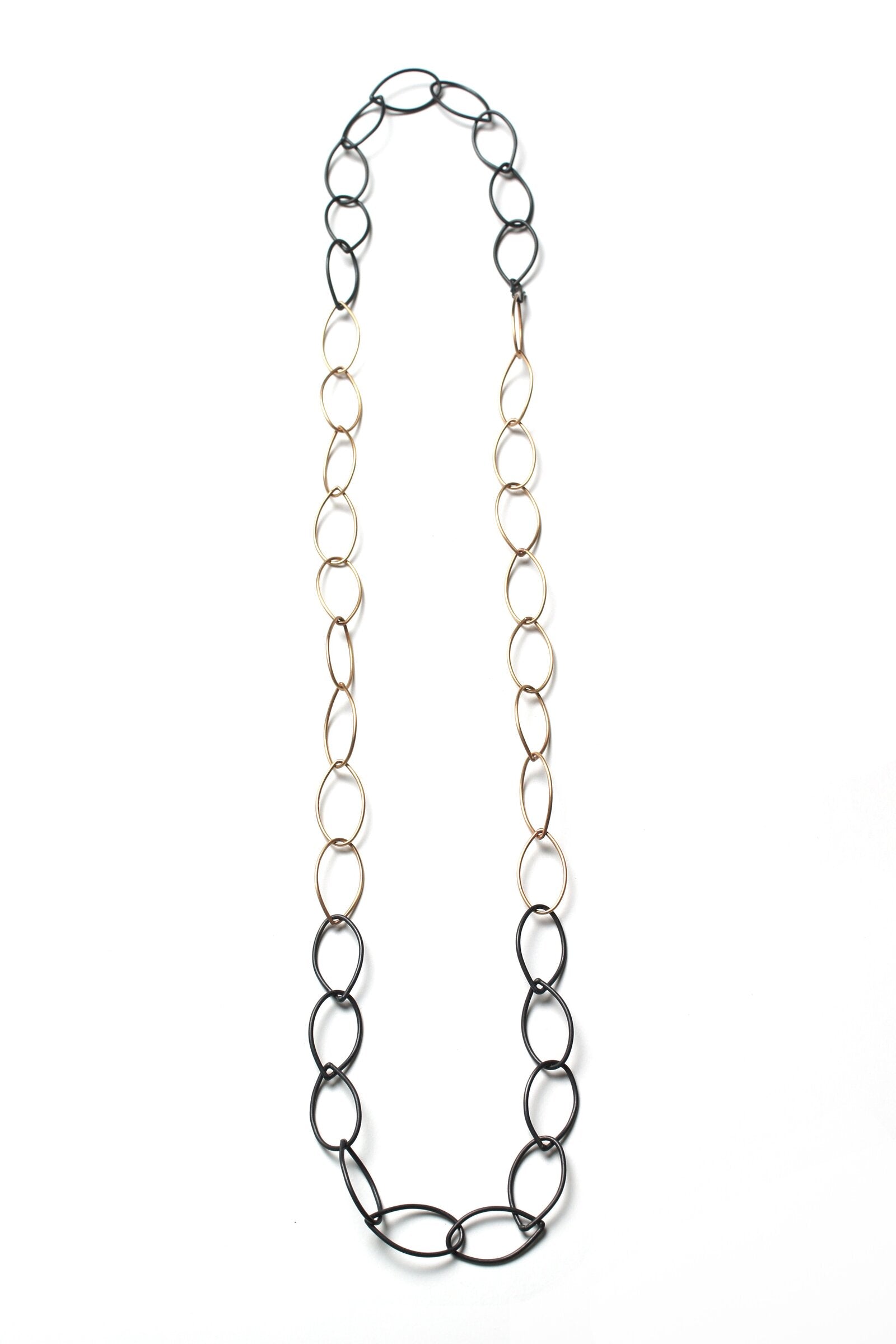 steel and bronze, shown long