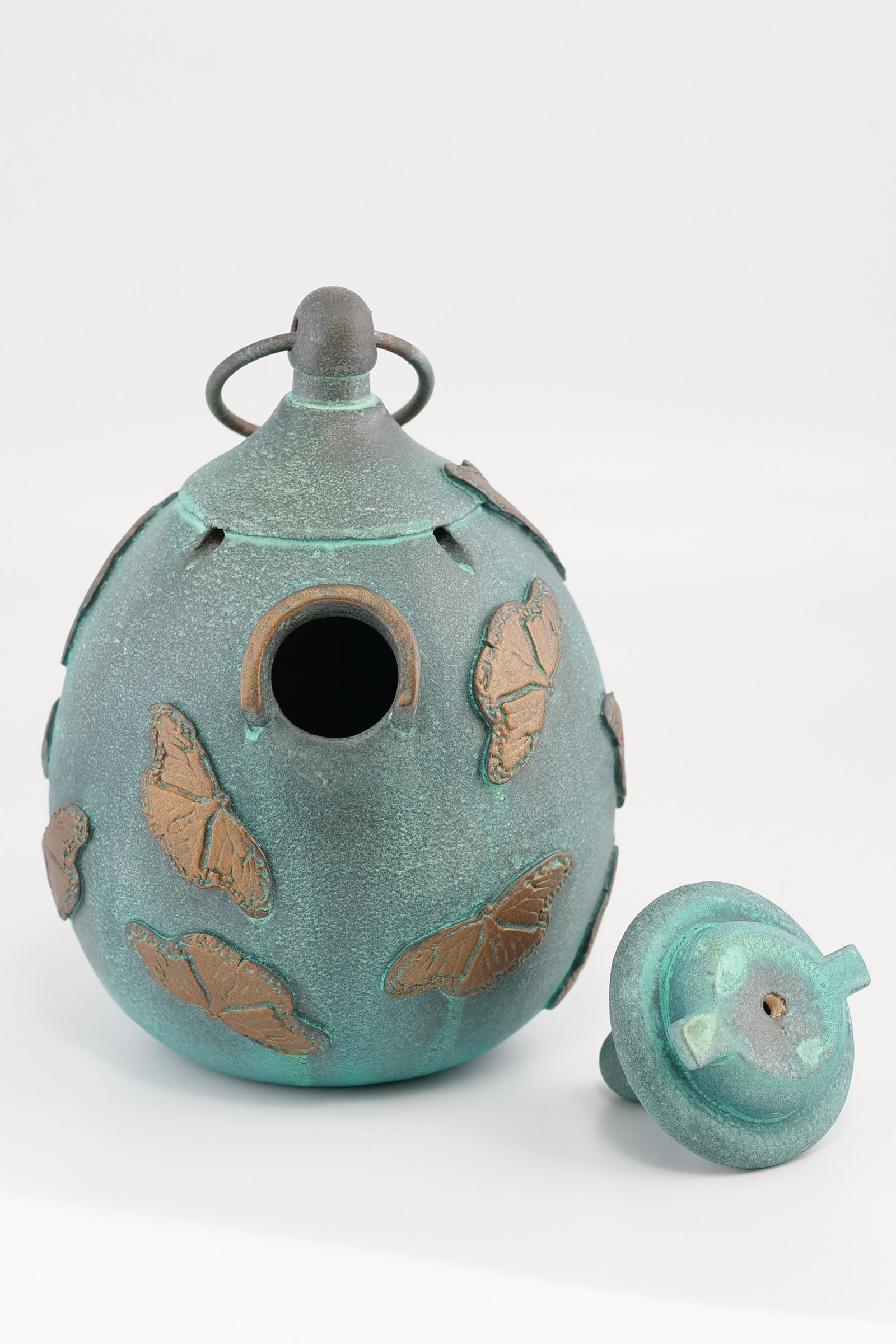 Monarch Verdigris Birdhouse