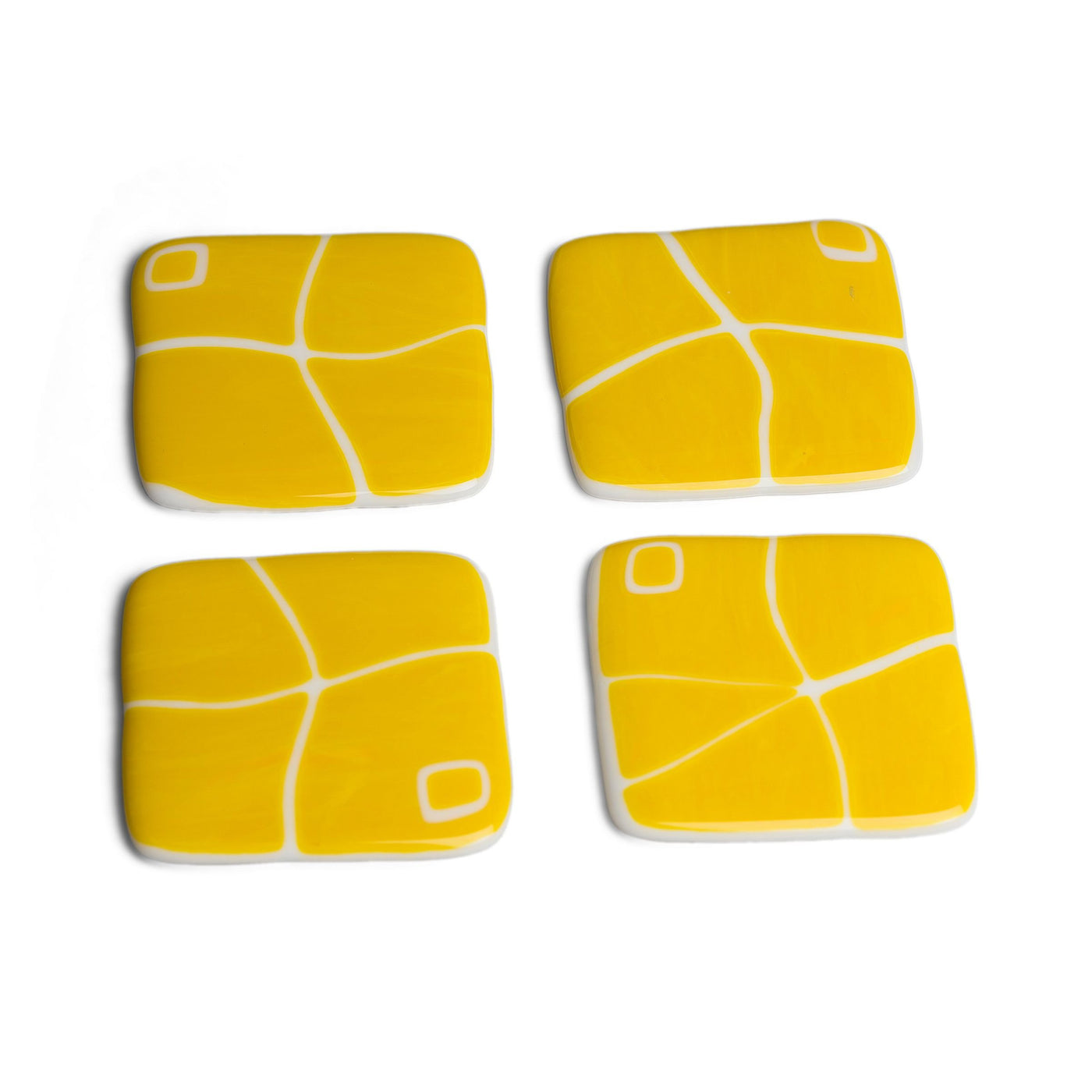 Yellow on White