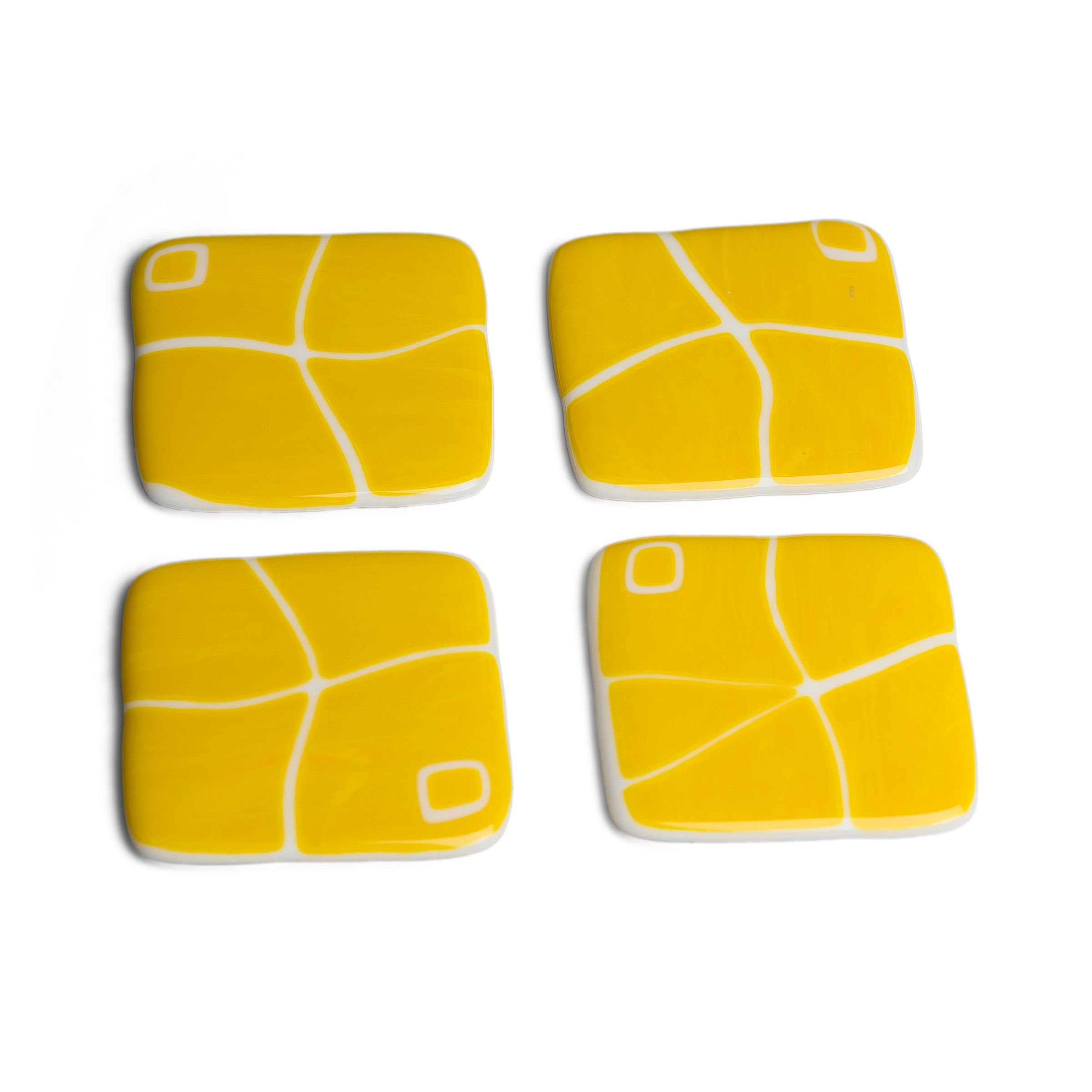 Yellow on White