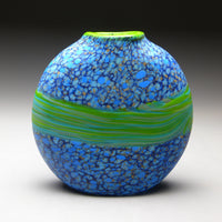 Blue and Green Strata Vase