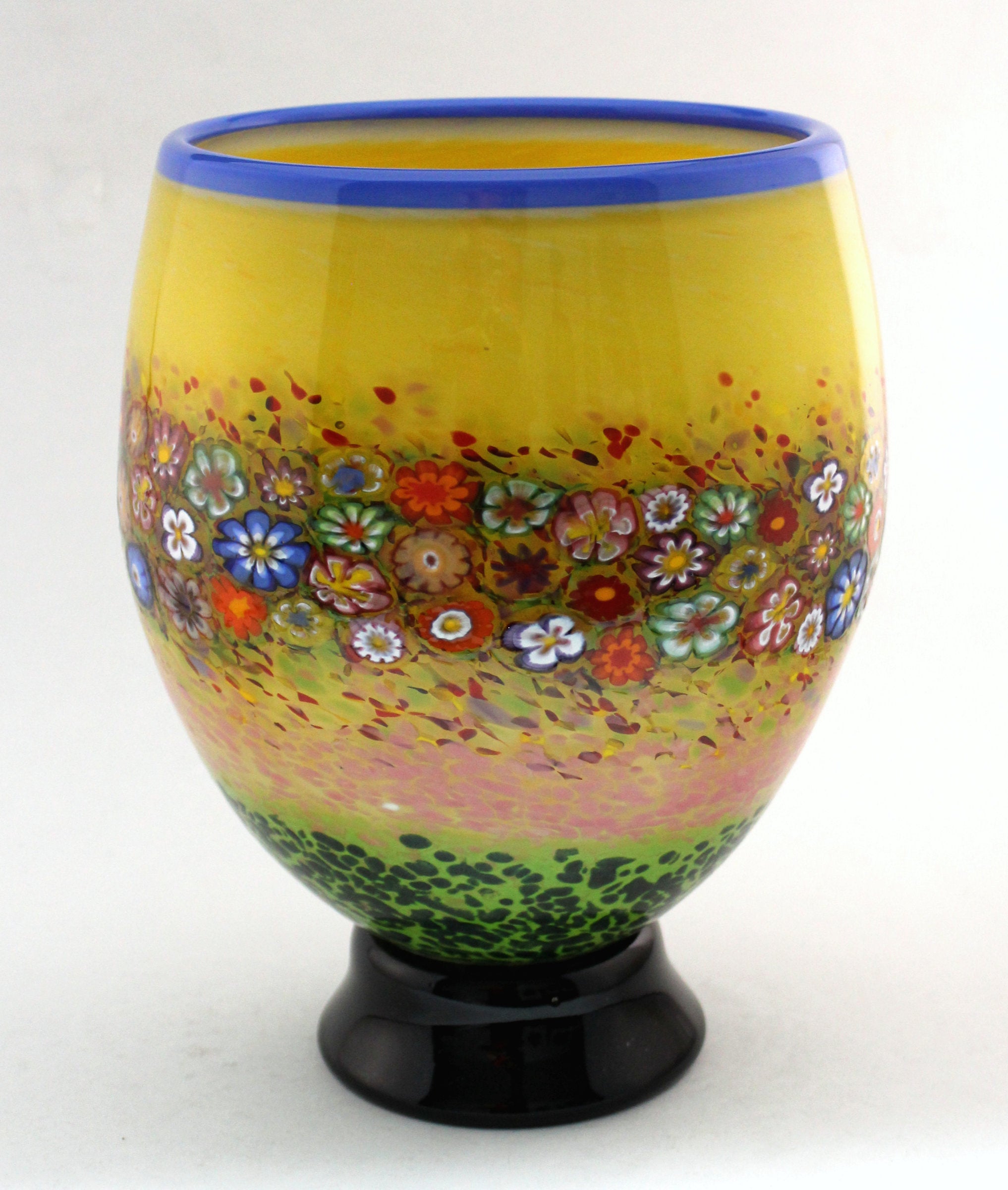 Tall Primrose Wildflower Bowl