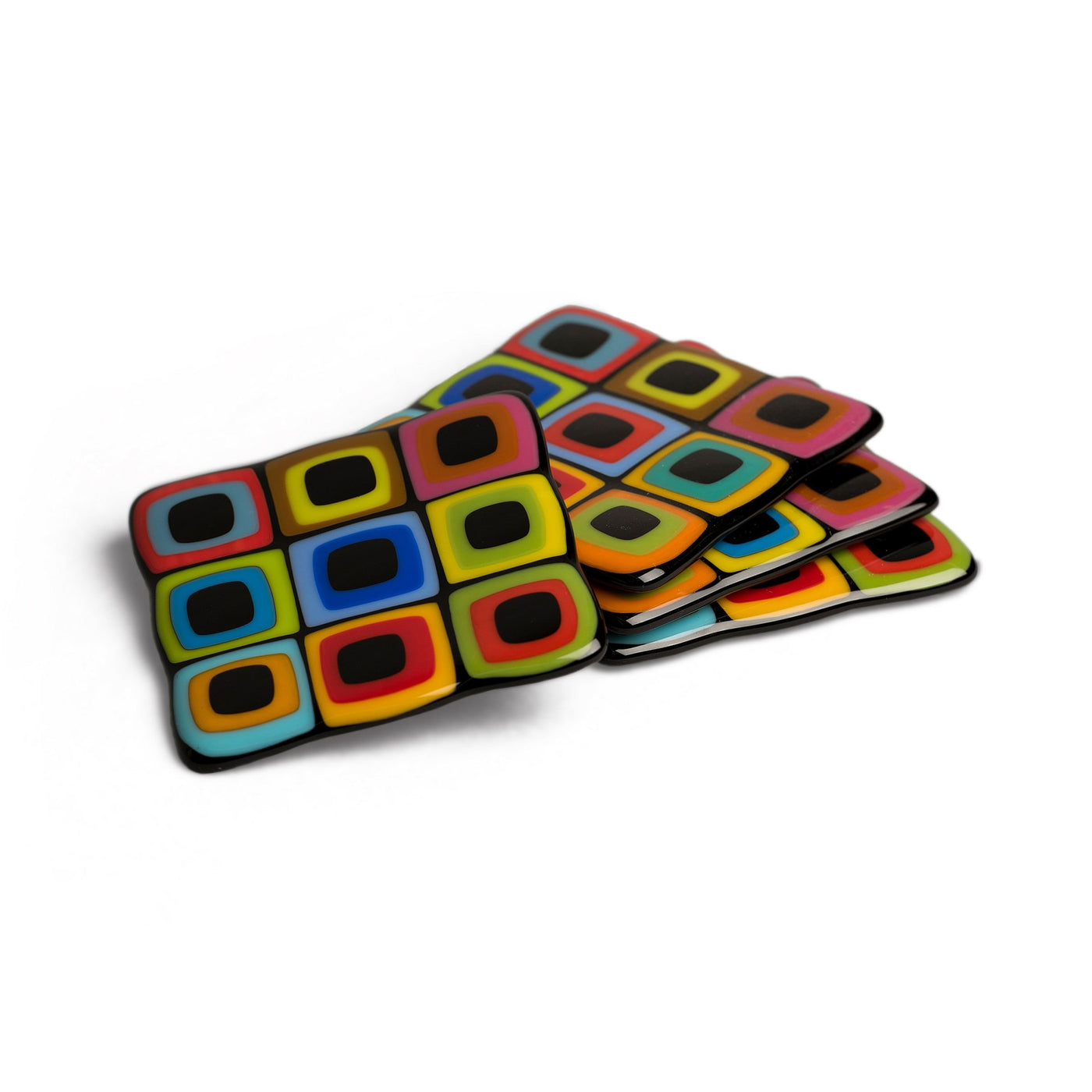 Liquorice Allsorts Style Coaster Set