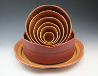 Rojo Delphinium Bowl Set