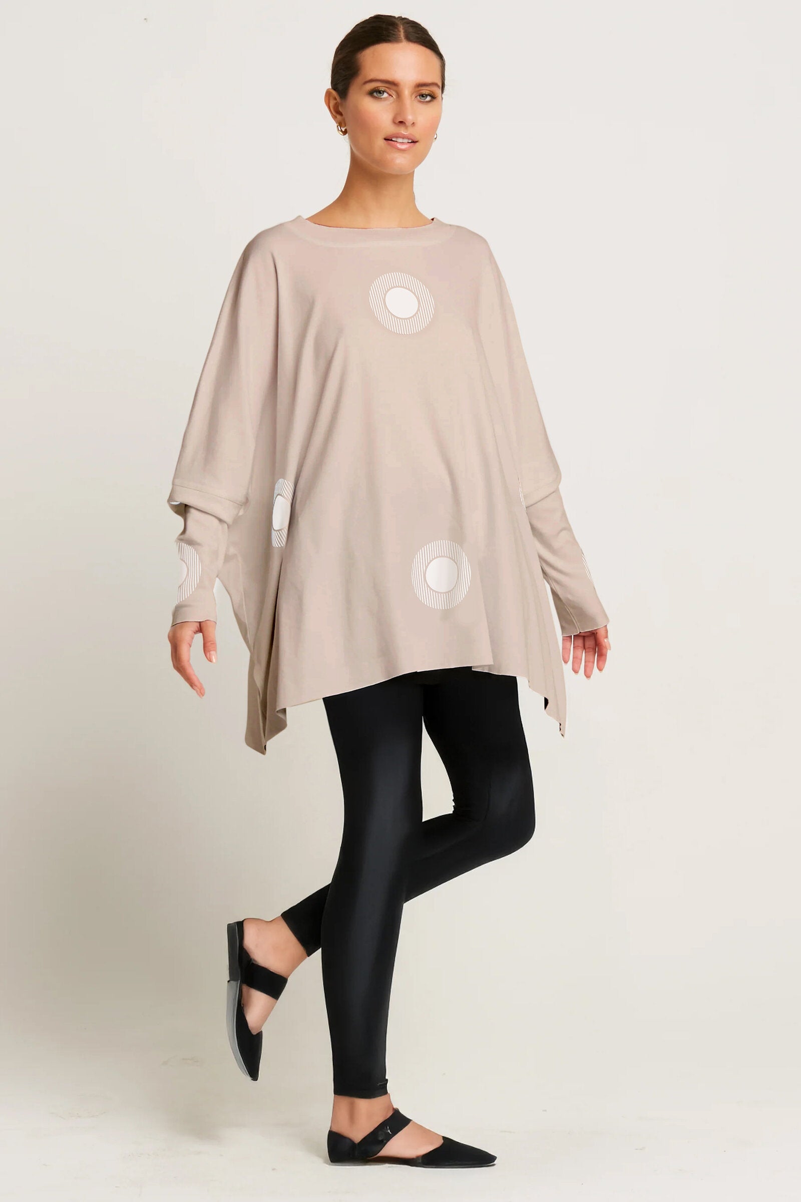 Spotlight Oversized Crew Swing Tee