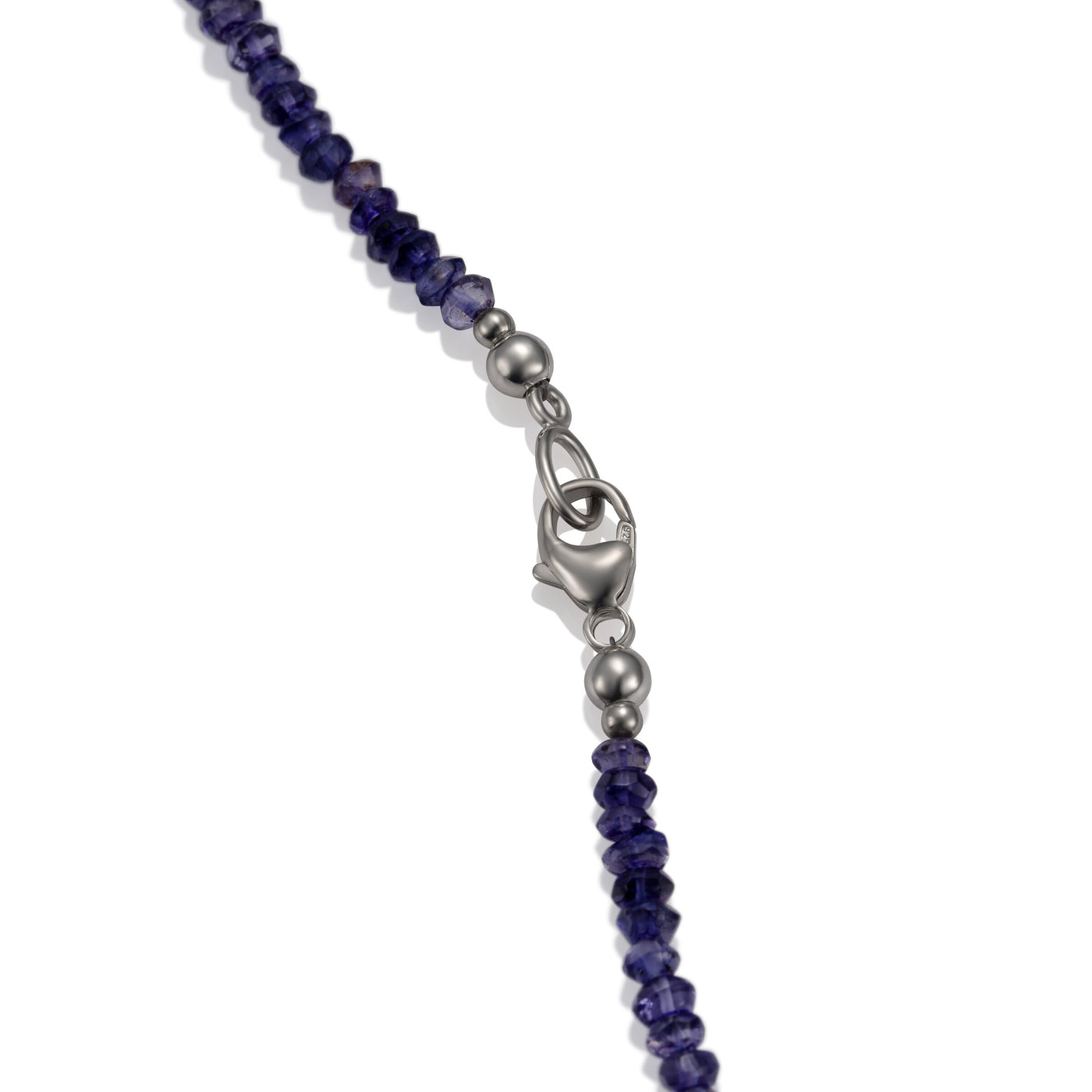 Carved Iolite Necklace