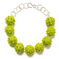 Big Beaded Felt Necklace