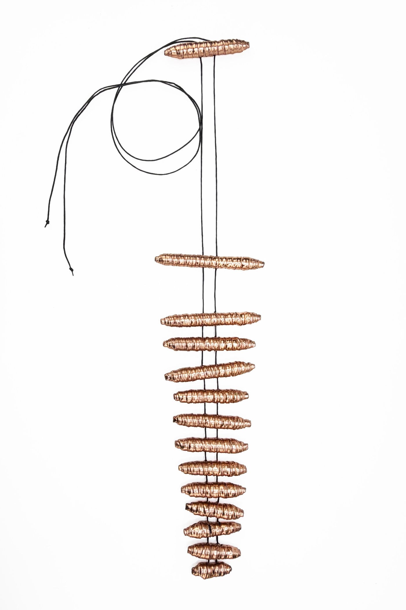 Metallic Cocoon Necklace