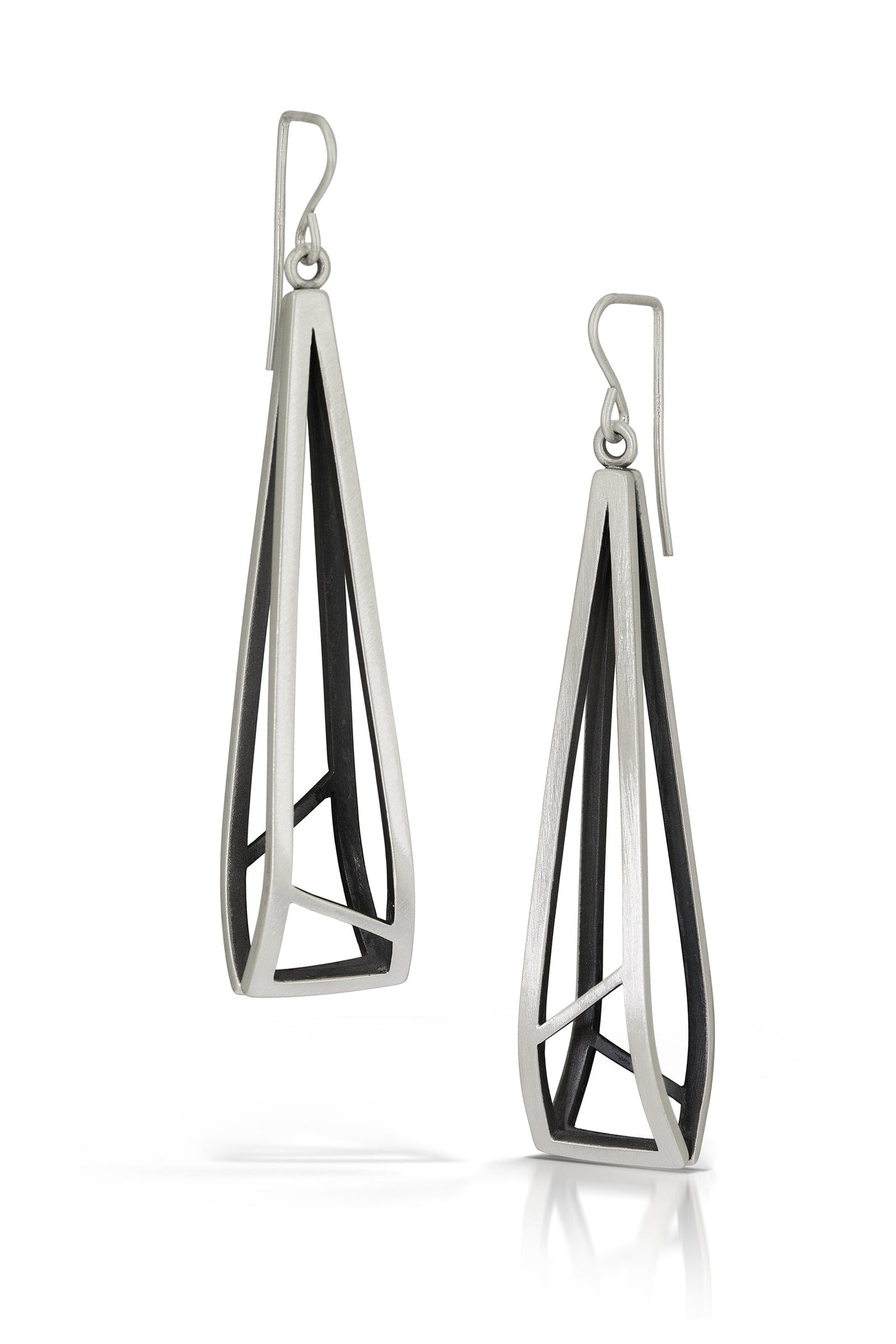 Layered Tri-Shape Earrings