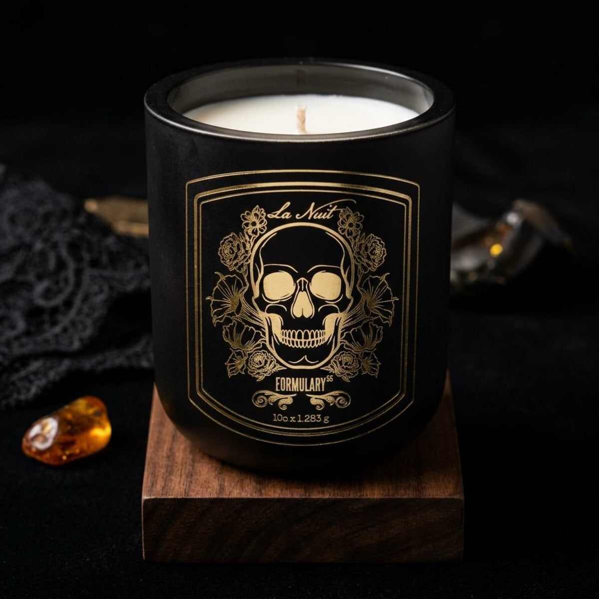 La Nuit Matte Black Candle