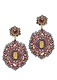 dark pink & gold