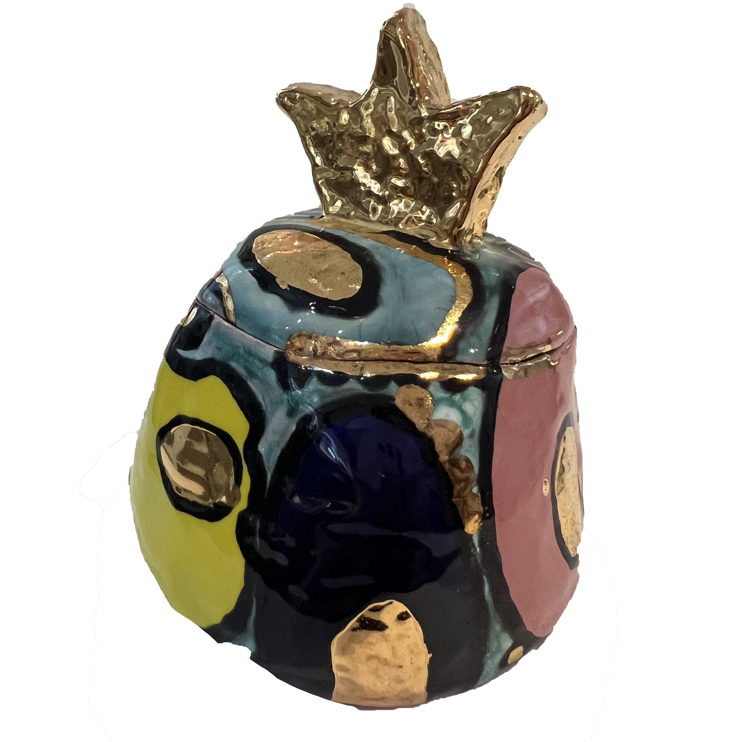 Vibrant Multicolor Ceramic Box