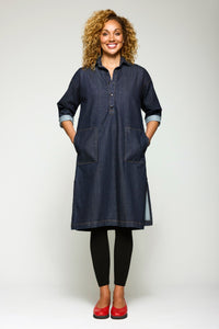Denim Popover Tunic Artful Home Denim Popover Tunic Artful Home