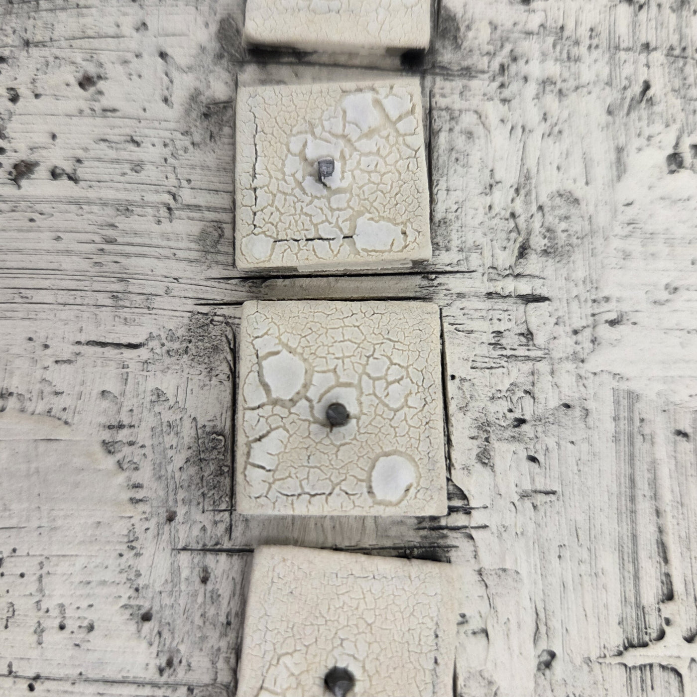 Four Squares with Patina Circle