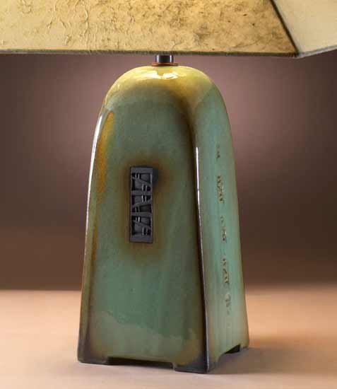  22 inch Lamp with Natural Lokta Shade