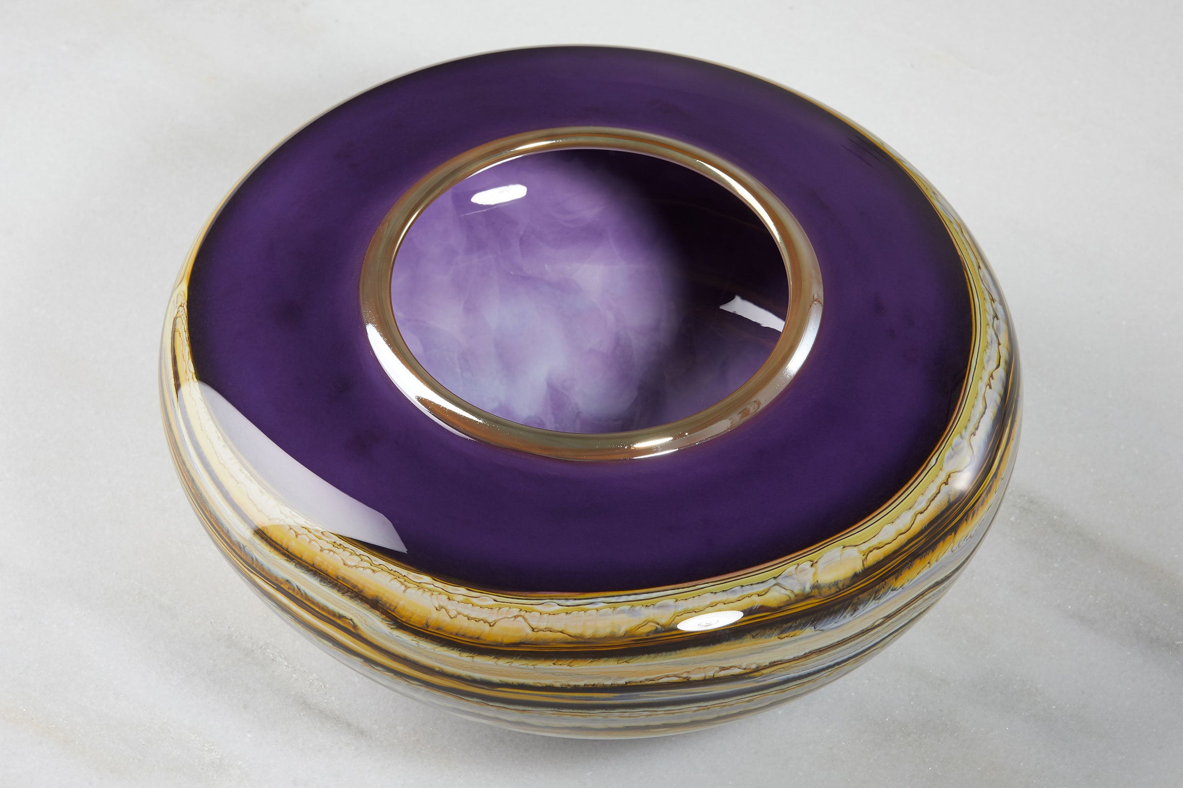 Strata Footed Bowl