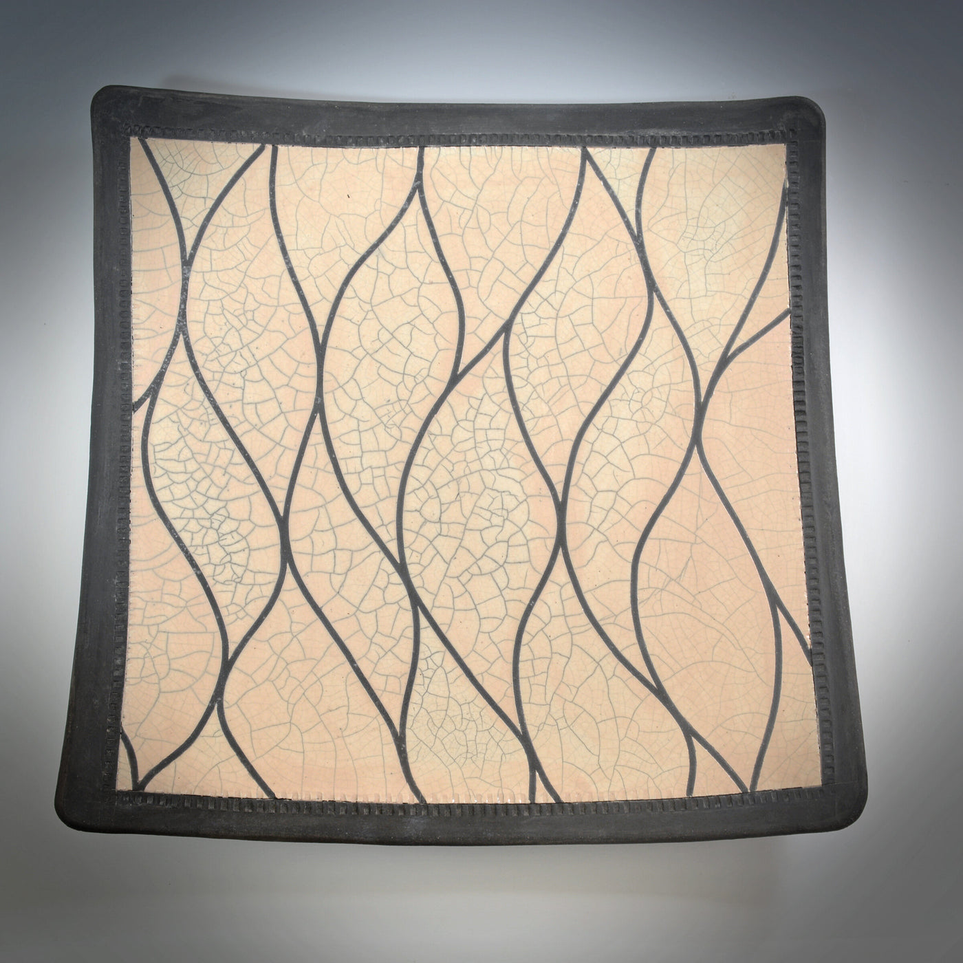 Birds Raku Platter