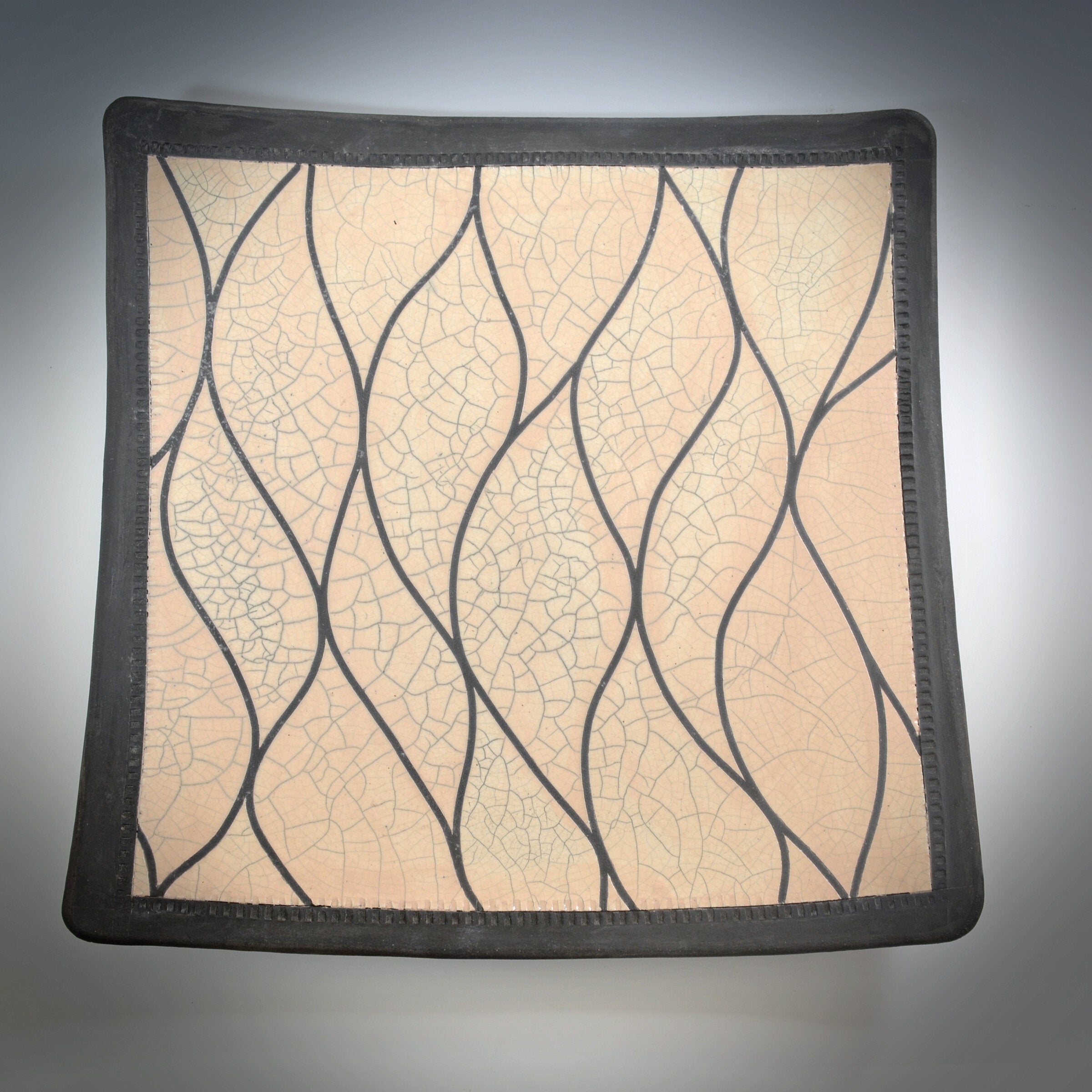 Birds Raku Platter