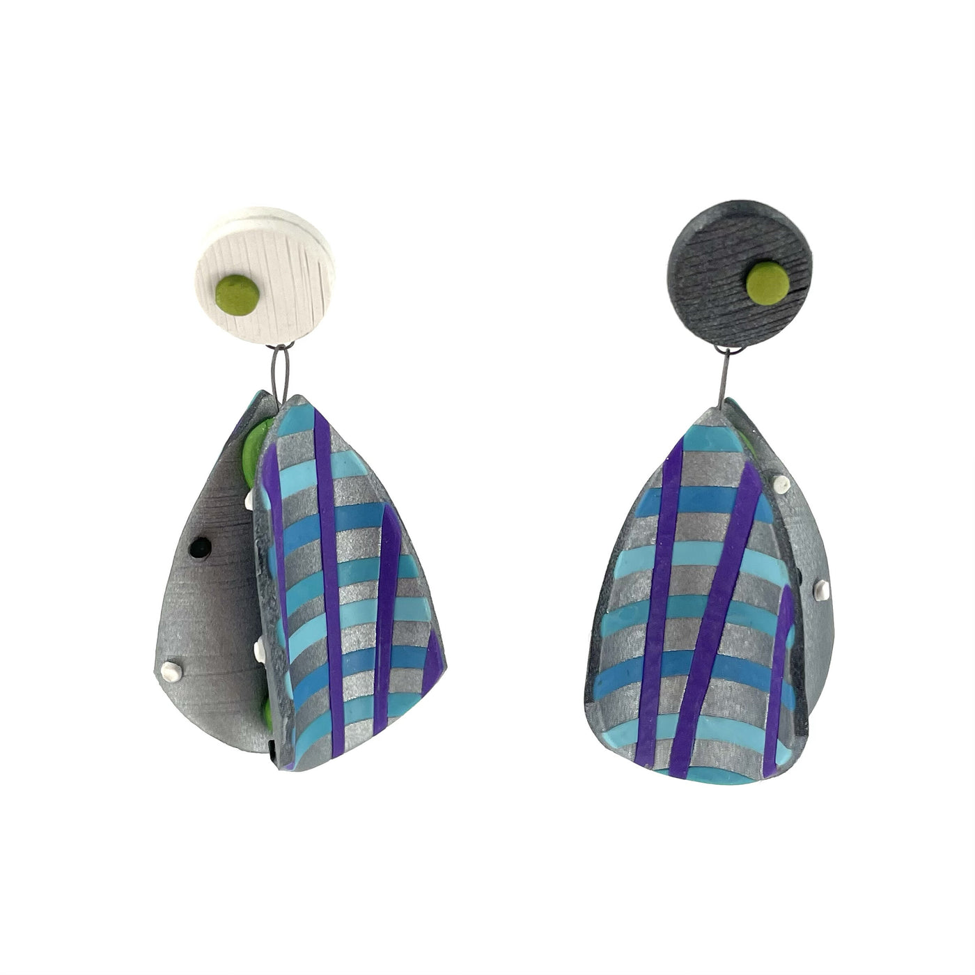 Pastel Wings Teardrop Earrings