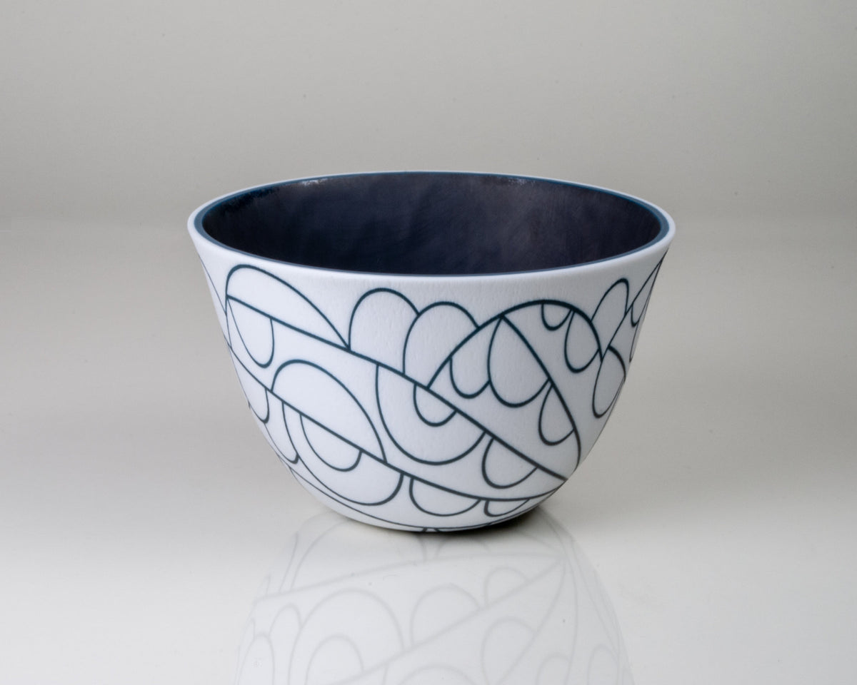 Vessel Composition 31: Steel Blue Arcs