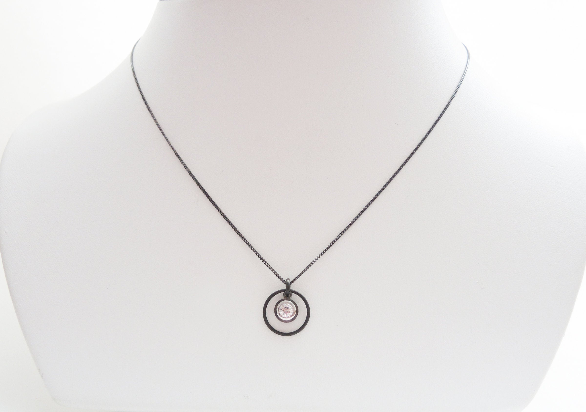 Simplicity Circle Pendant Necklace