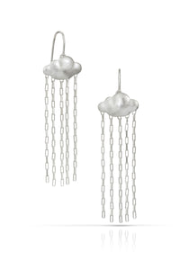 Rain Cloud Dangle Earrings