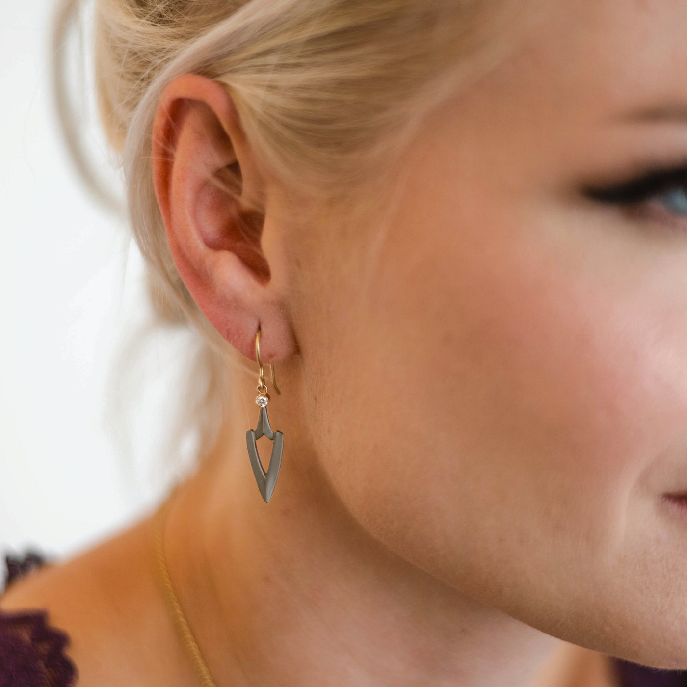 Oxidized Silver & 18k Gold