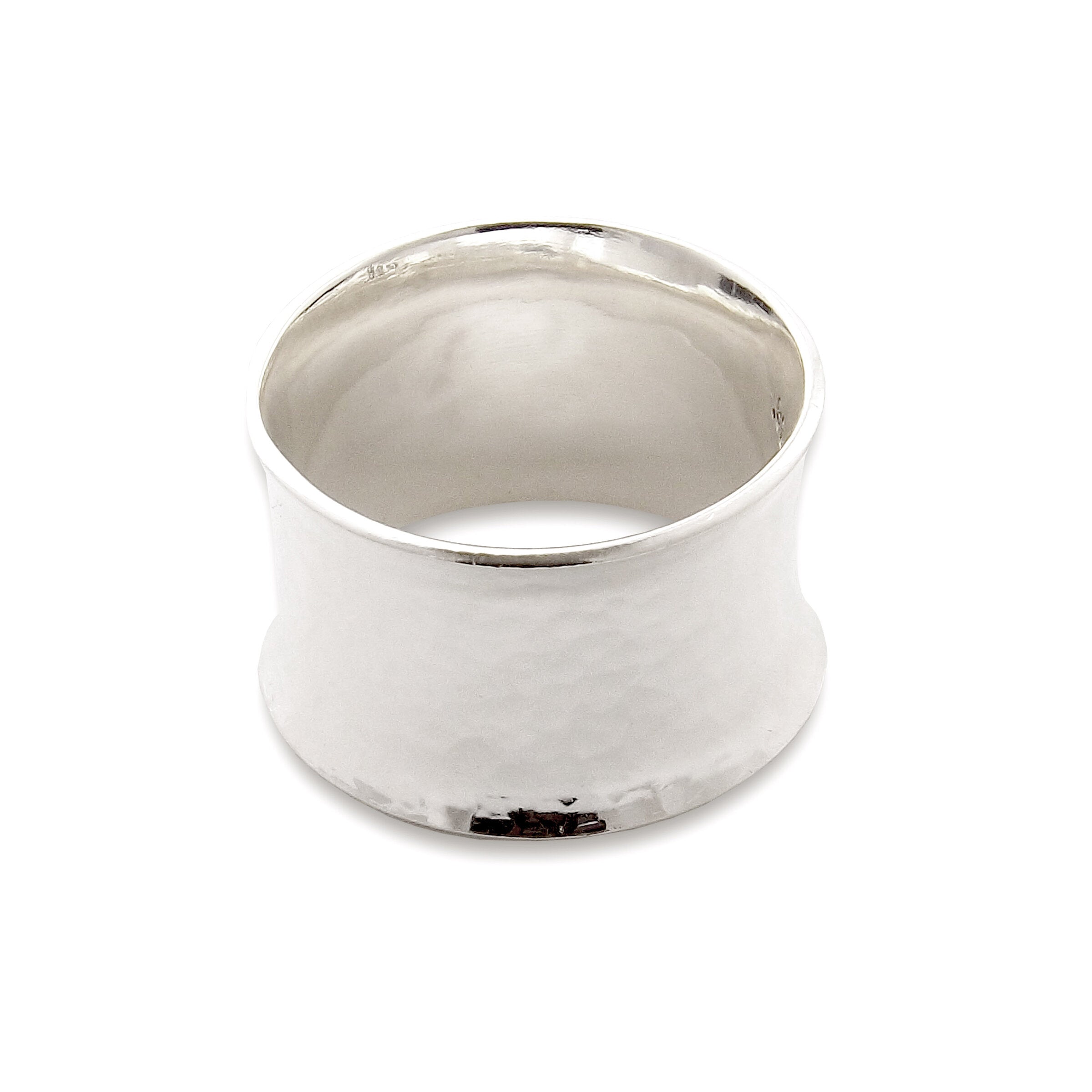 Concave Silver Ring
