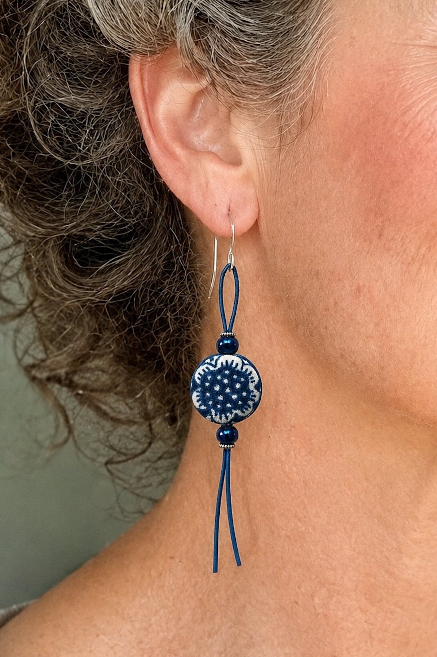 Marigold Textile Earrings