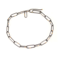 Sterling & Gold Chain Link Bracelet