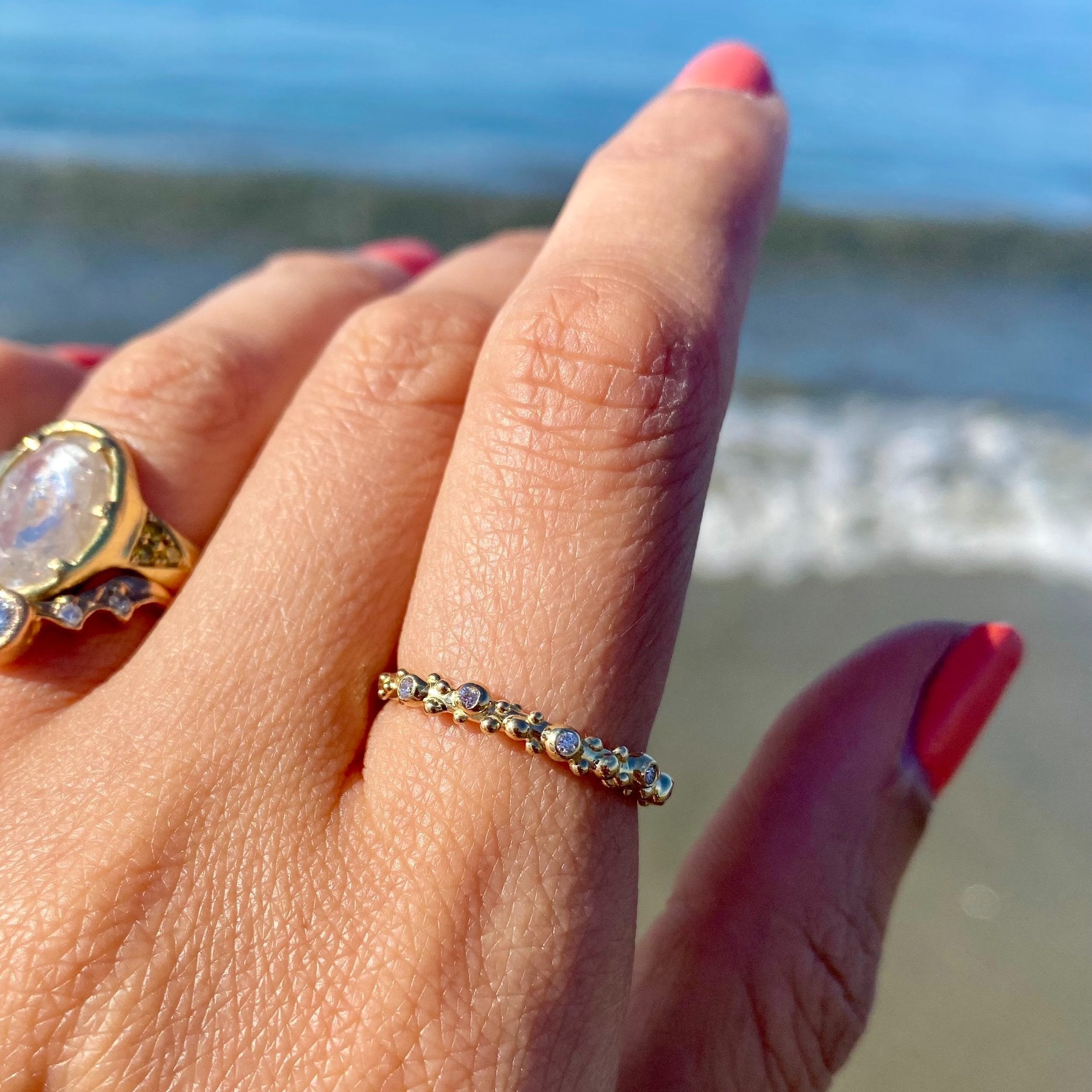 Diamond Seafoam Ring