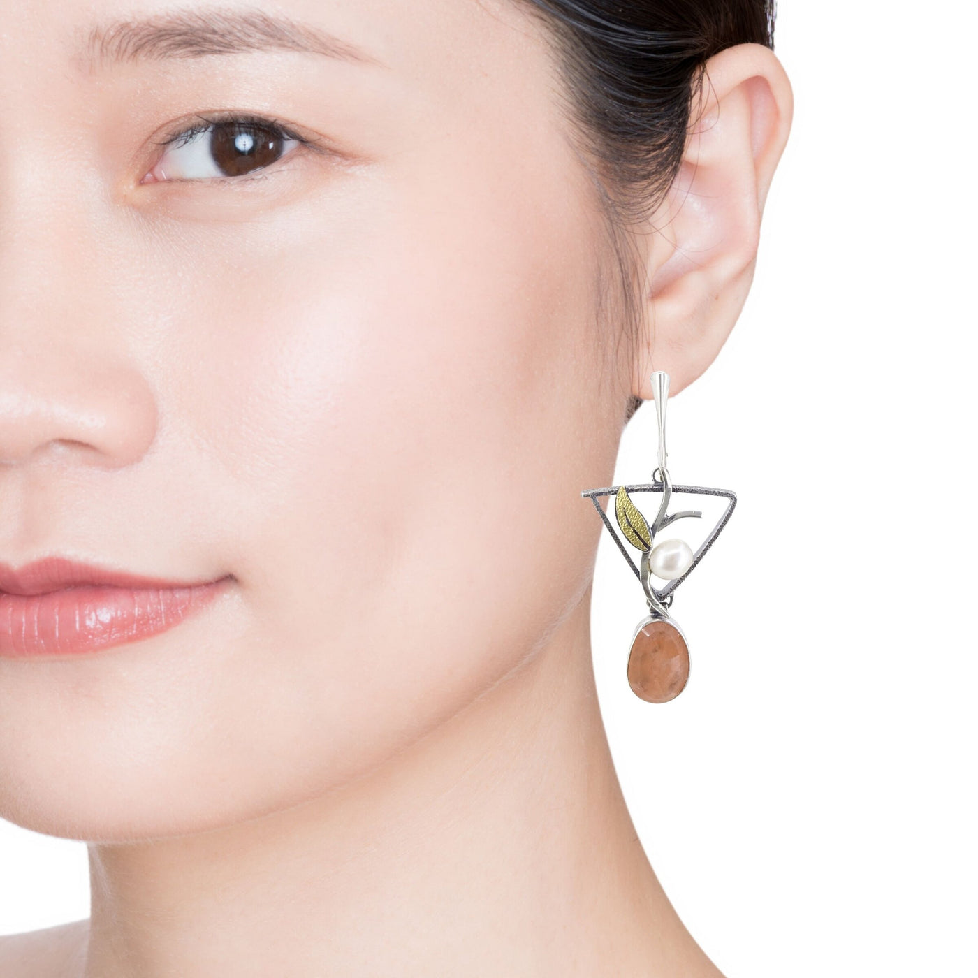 Summer Peach Earrings