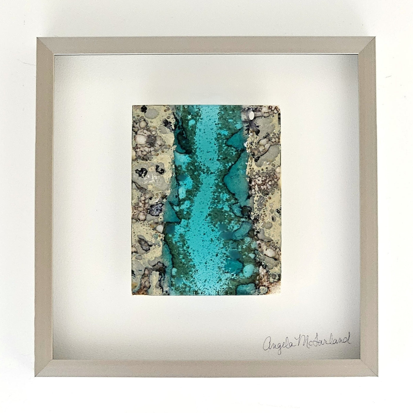 Meander Series - Light Aqua II