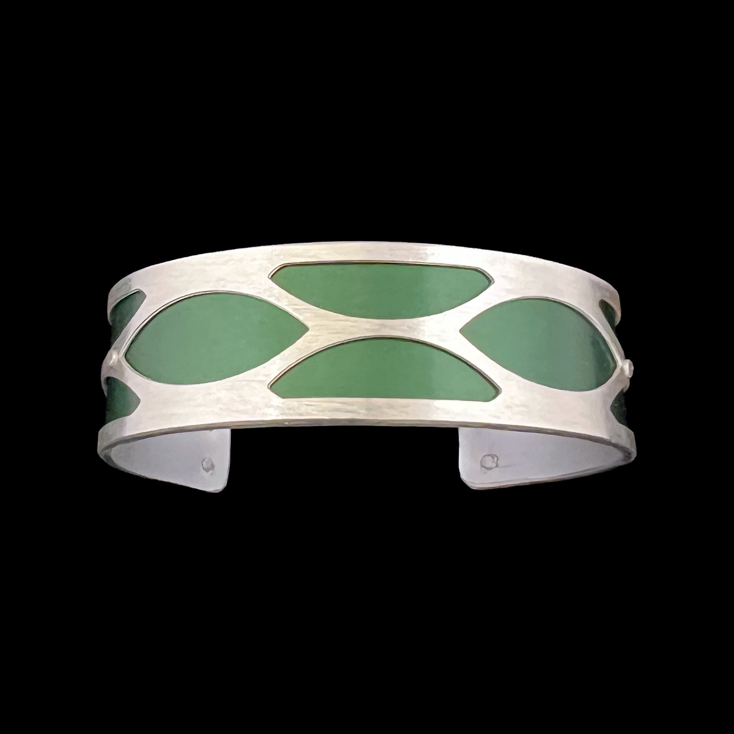 Forest Green Grate Cuff