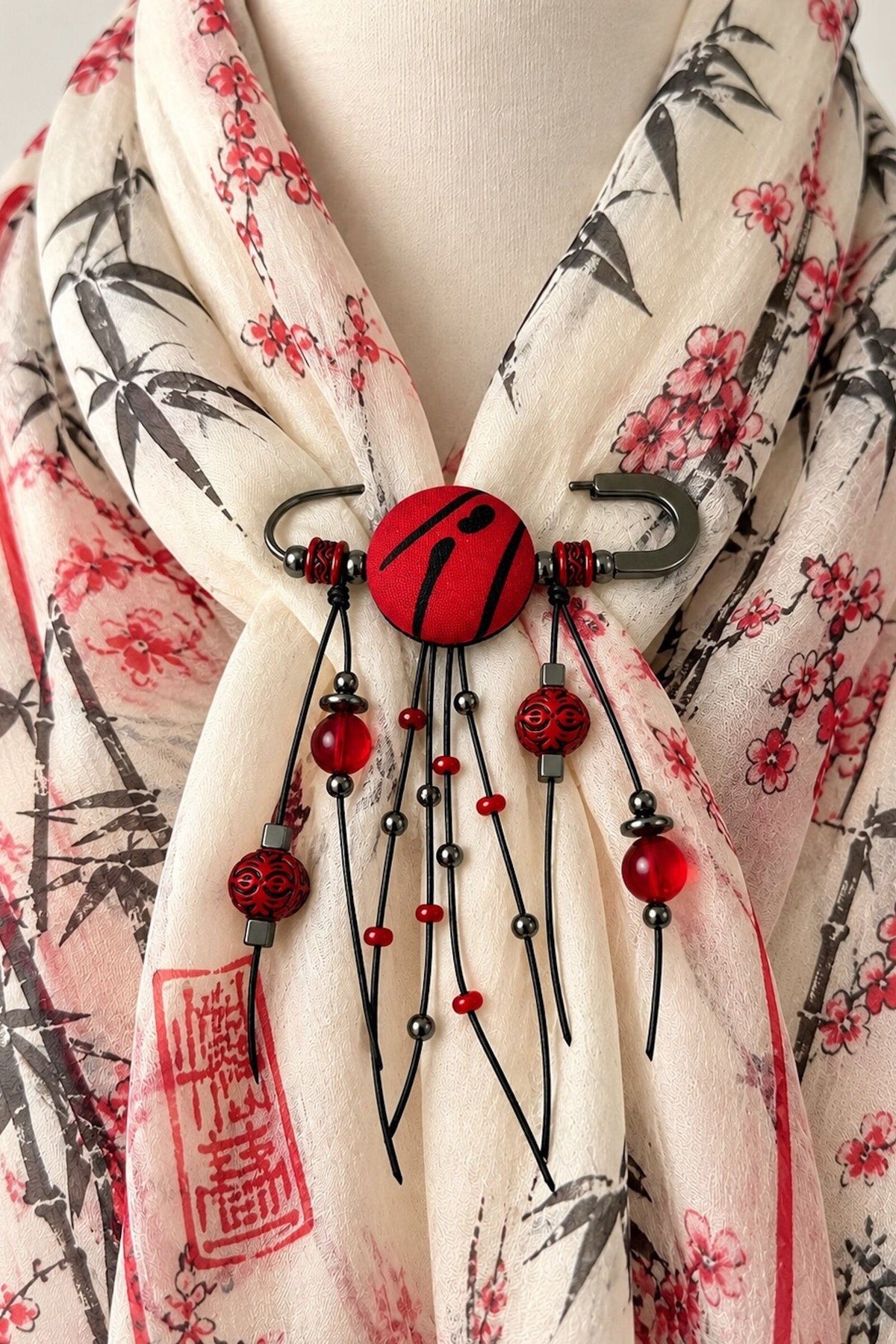 Chinese-Inspired Vintage Swing Pin
