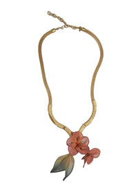 Plumeria Cluster Necklace