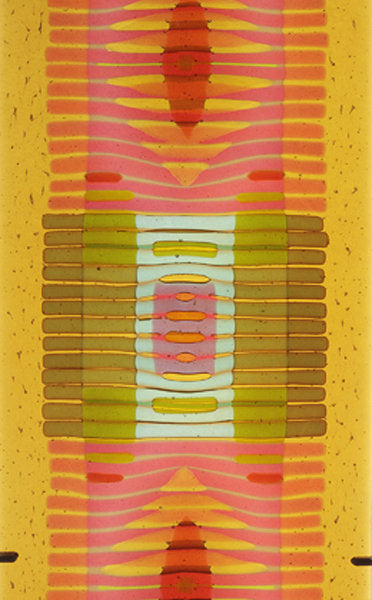 Amber/Salmon Line Work Vertical