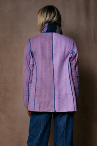 Stripe Patch Kantha Jacket