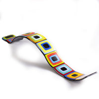 Carnival Story Pole Wall Wave With Black Centers
