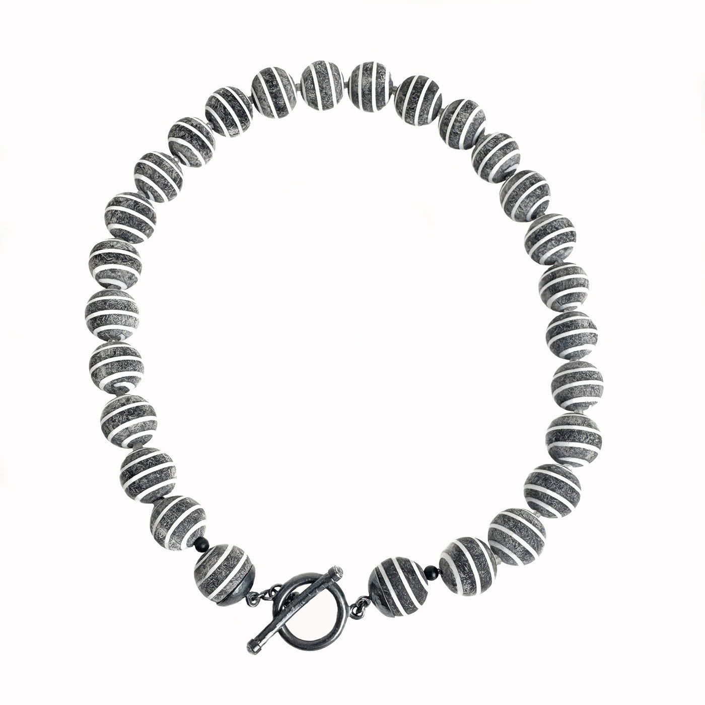 Buffalo Horn & Hematite Necklace