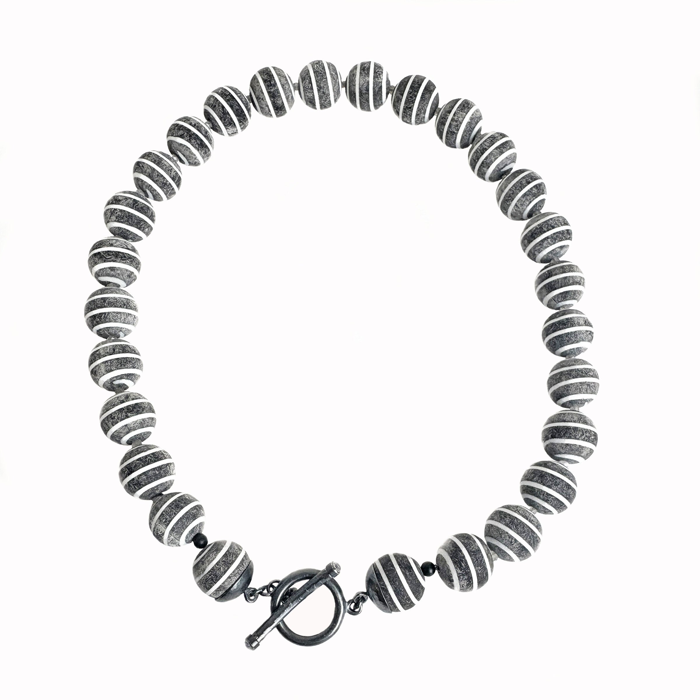 Buffalo Horn & Hematite Necklace