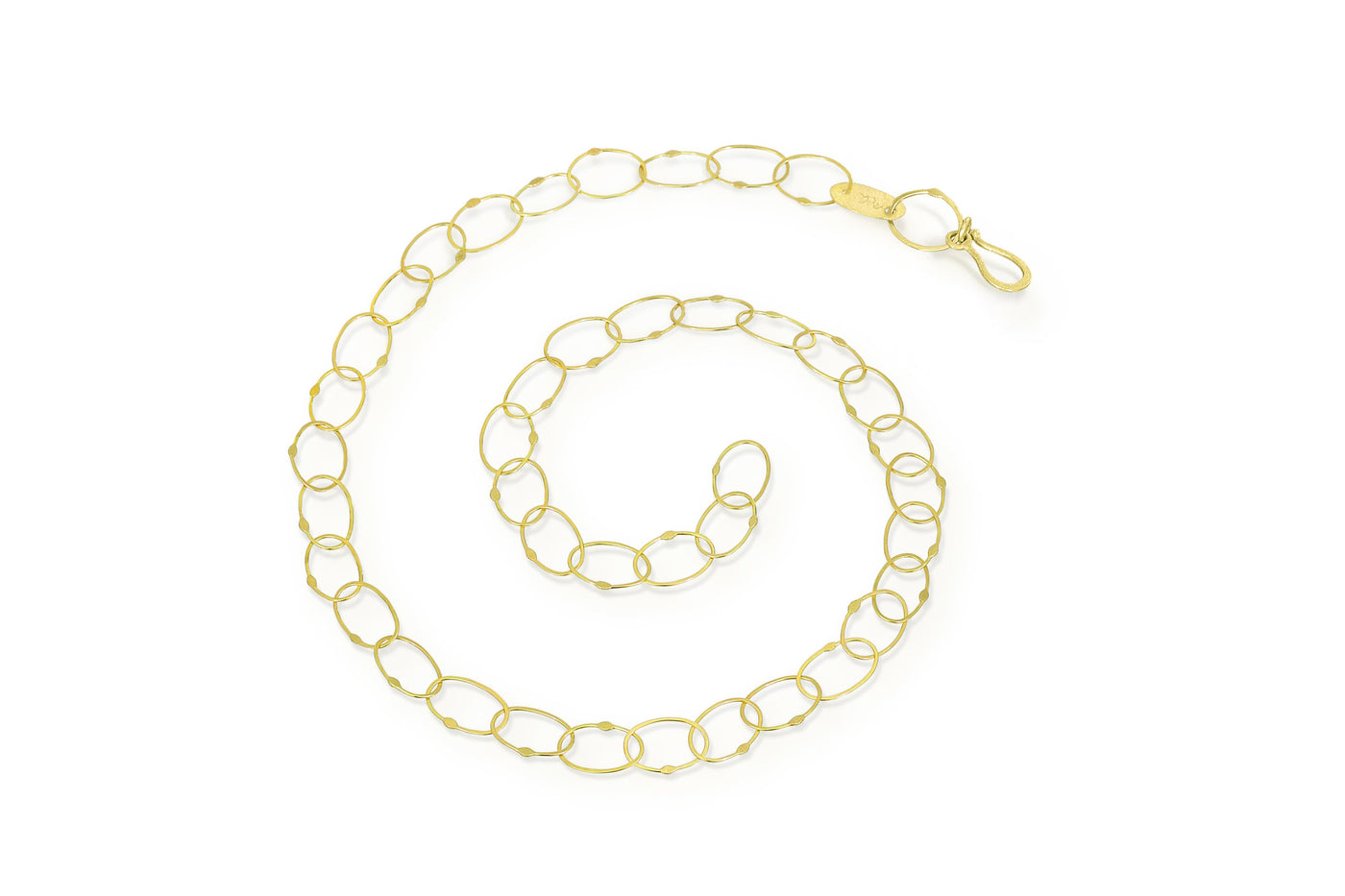 18K Gold Oval Link Chain