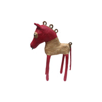 Red Headed Zippered Horse