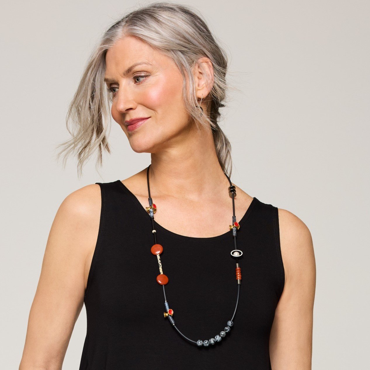 Red Buttercup Necklace