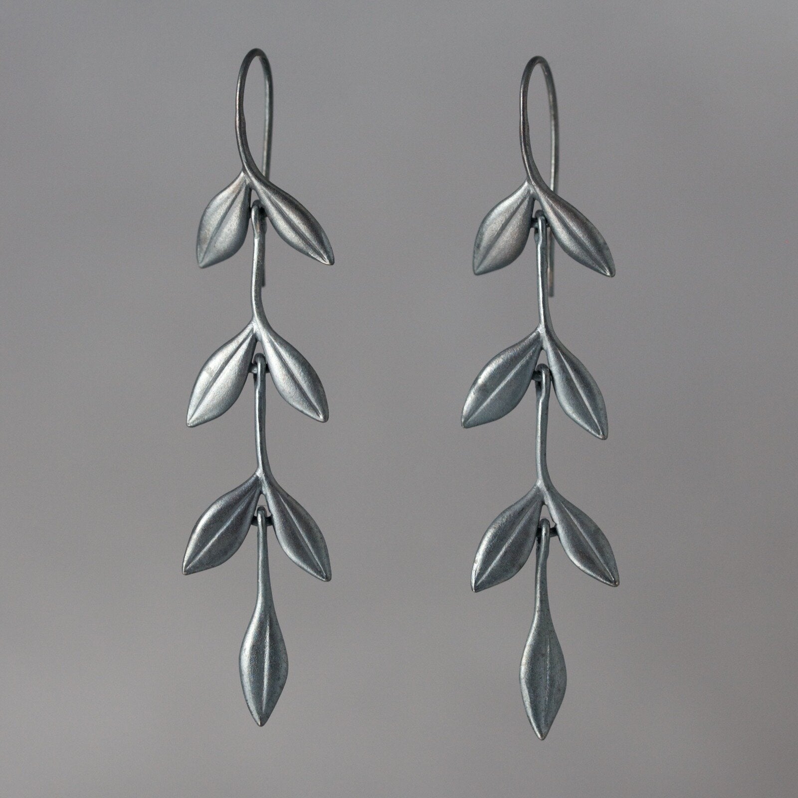 Triple Leaf Earrings