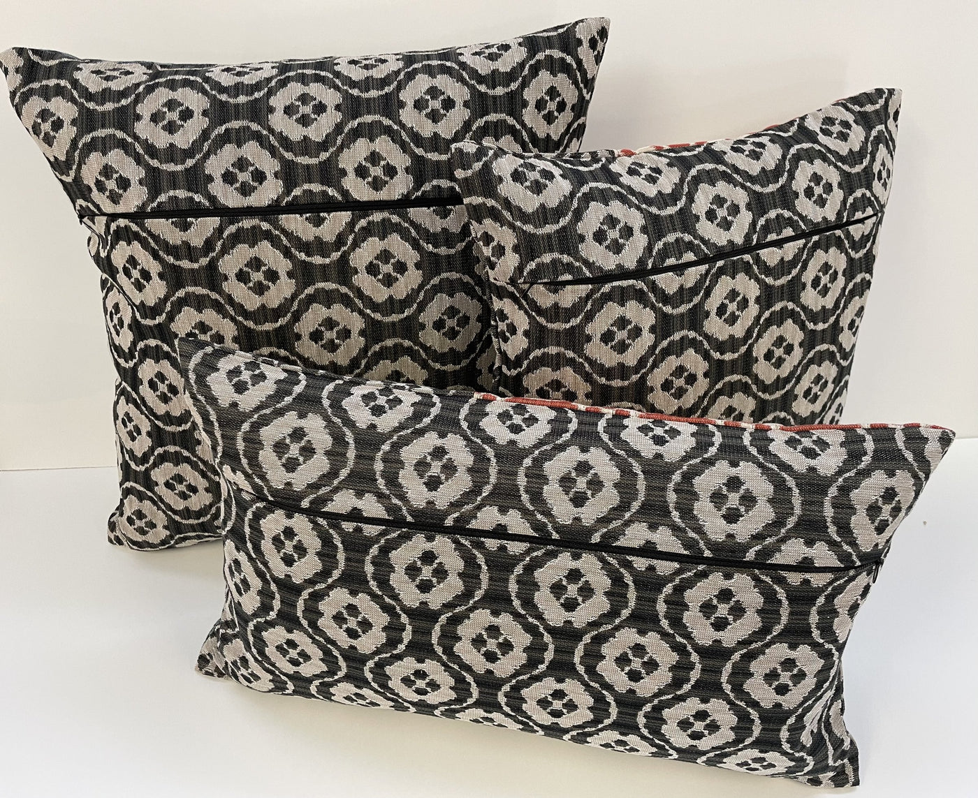 Three Color Medallion Pillow